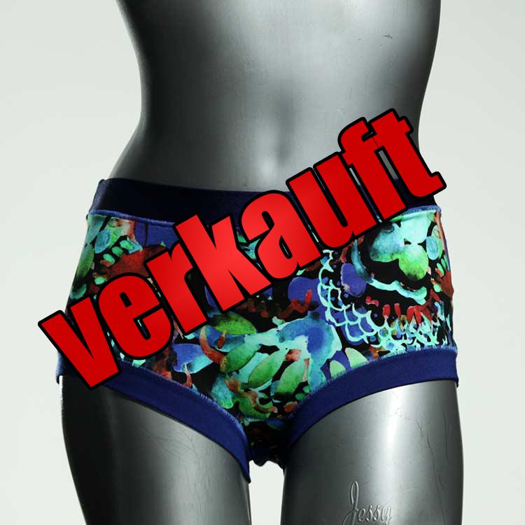 farbige preiswerte bequeme gemusterte Hotpant aus Baumwolle, Unterwäsche für Damen