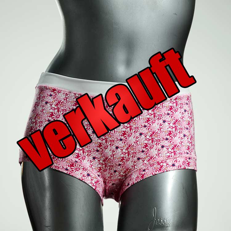 gemusterte attraktive sexy nachhaltige Hotpant aus Baumwolle, Unterwäsche für Damen