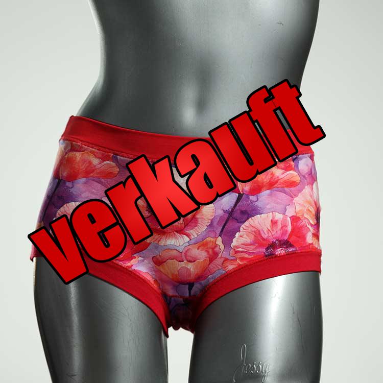 süße gemusterte ökologische sexy Hotpant aus Baumwolle, Unterwäsche für Damen
