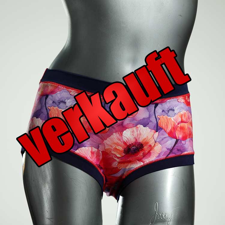 günstige gemusterte ökologische attraktive Hotpant aus Baumwolle, Unterwäsche für Damen
