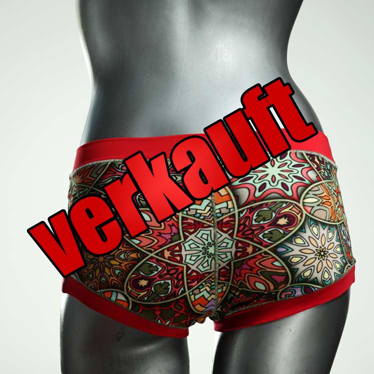 ökologische günstige gemusterte preiswerte Hotpant aus Baumwolle, Unterwäsche für Damen