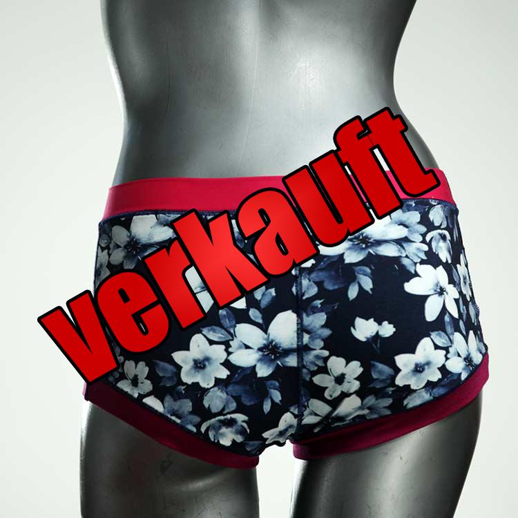 günstige handgemachte nachhaltige ökologische Hotpant aus Baumwolle, Unterwäsche für Damen