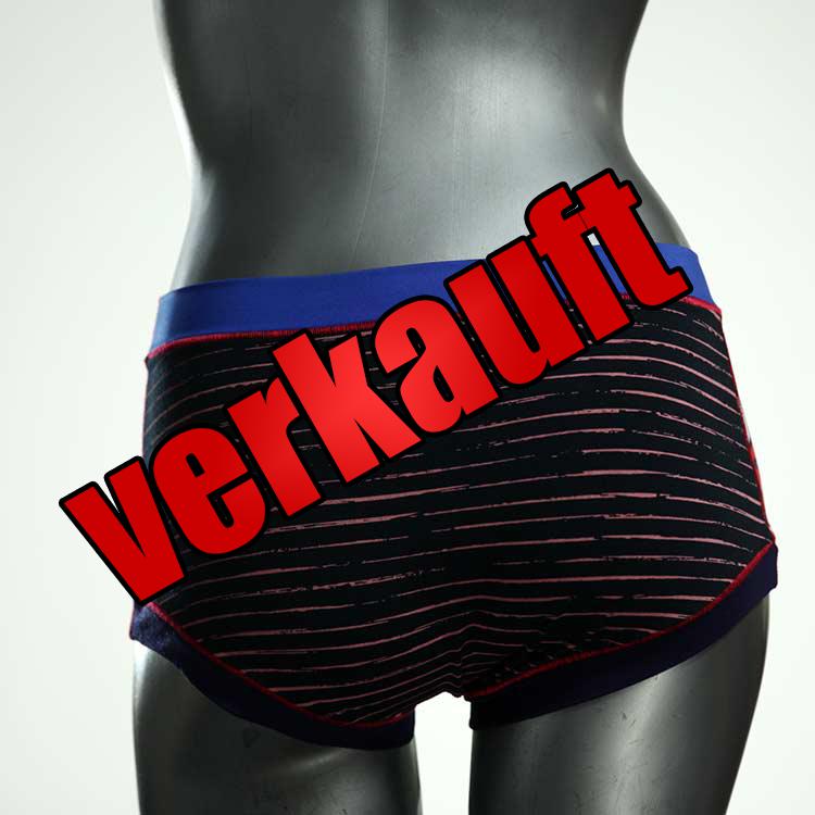 ökologische gemusterte sexy farbige Hotpant aus Baumwolle, Unterwäsche für Damen