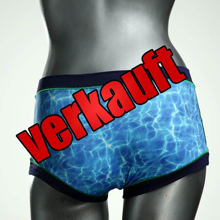 bequeme handgemachte sexy gemusterte Hotpant aus Baumwolle, Unterwäsche für Damen