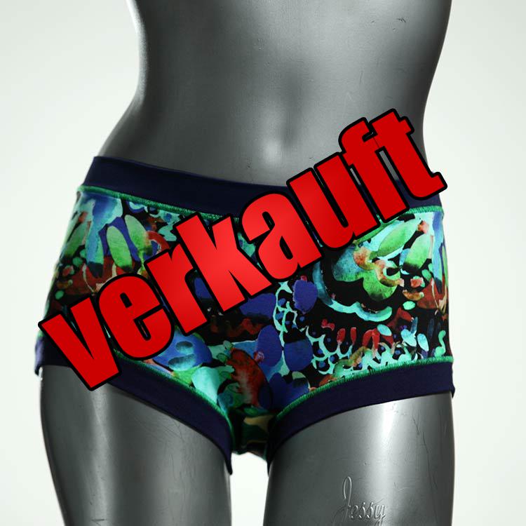 bequeme handgemachte sexy gemusterte Hotpant aus Baumwolle, Unterwäsche für Damen