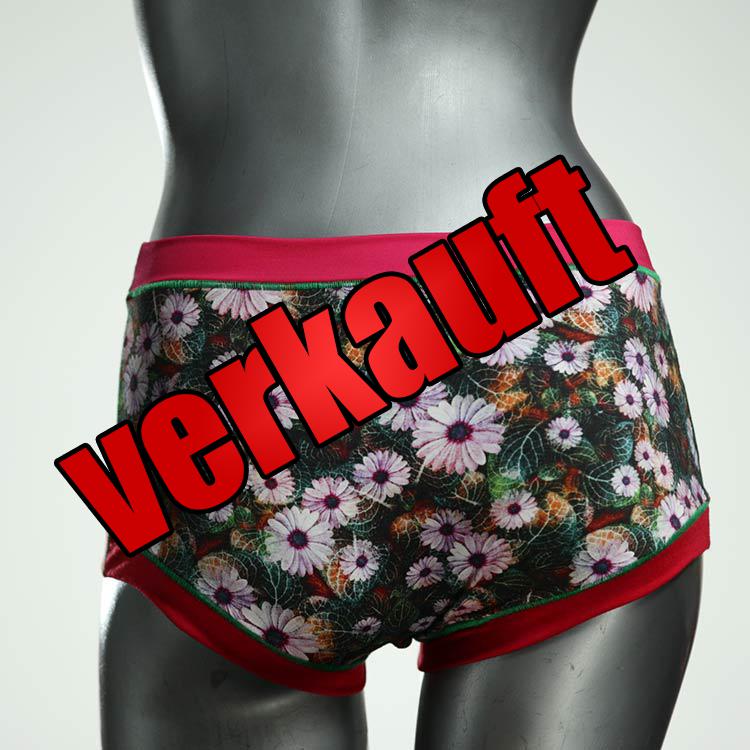 nachhaltige ökologische gemusterte schöne Hotpant aus Baumwolle, Unterwäsche für Damen