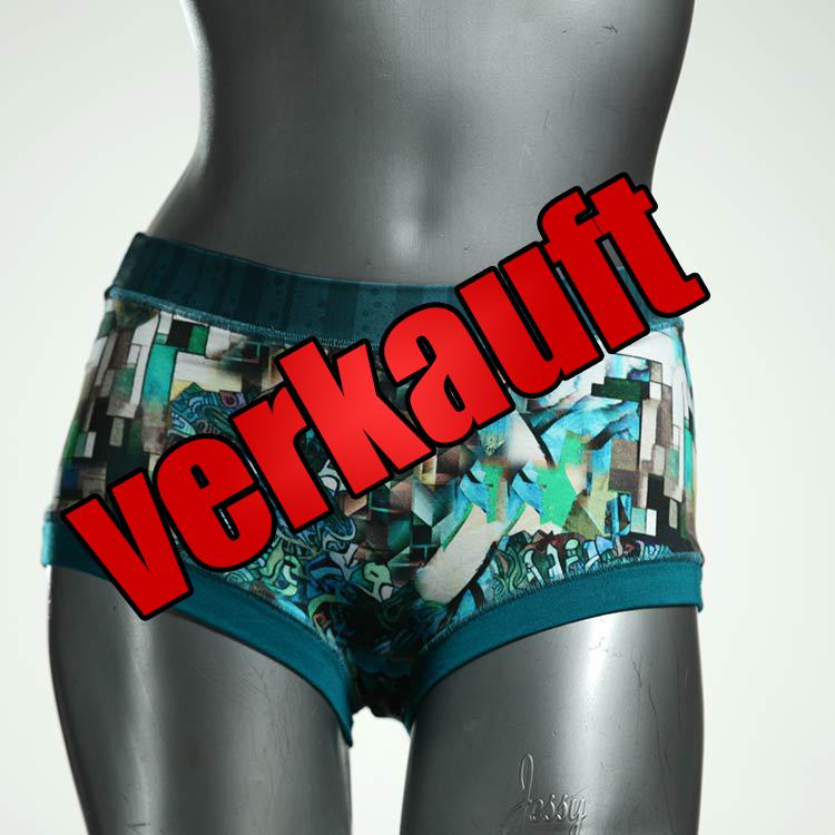 bunte gemusterte ökologische sexy Hotpant aus Baumwolle, Unterwäsche für Damen