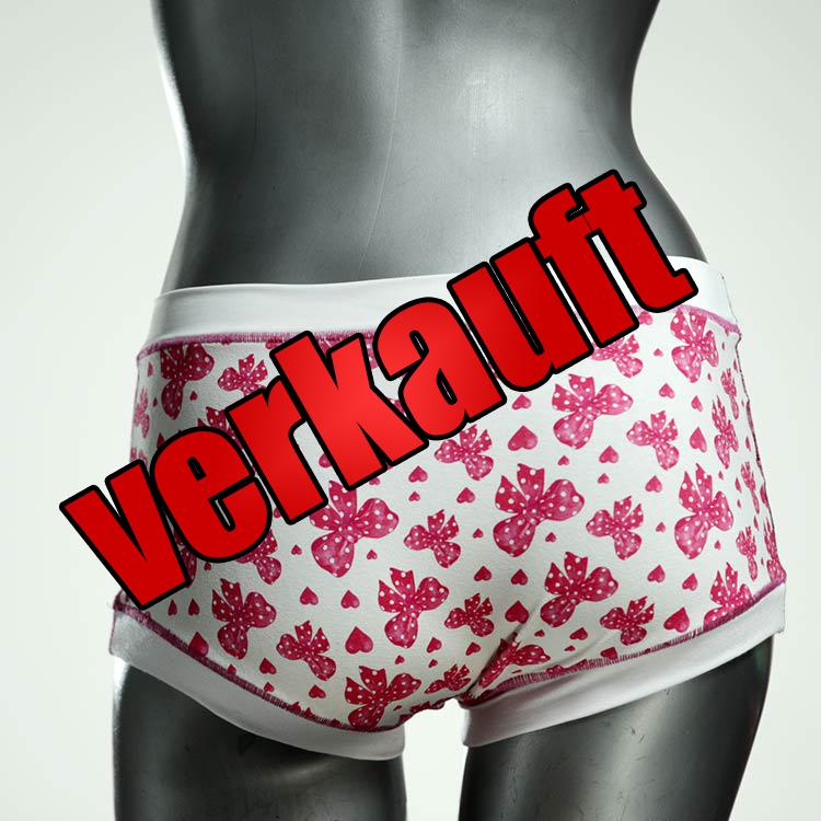 günstige ökologische handgemachte gemusterte Hotpant aus Baumwolle, Unterwäsche für Damen