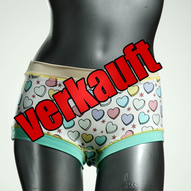 farbige bequeme attraktive sexy Hotpant aus Baumwolle, Unterwäsche für Damen