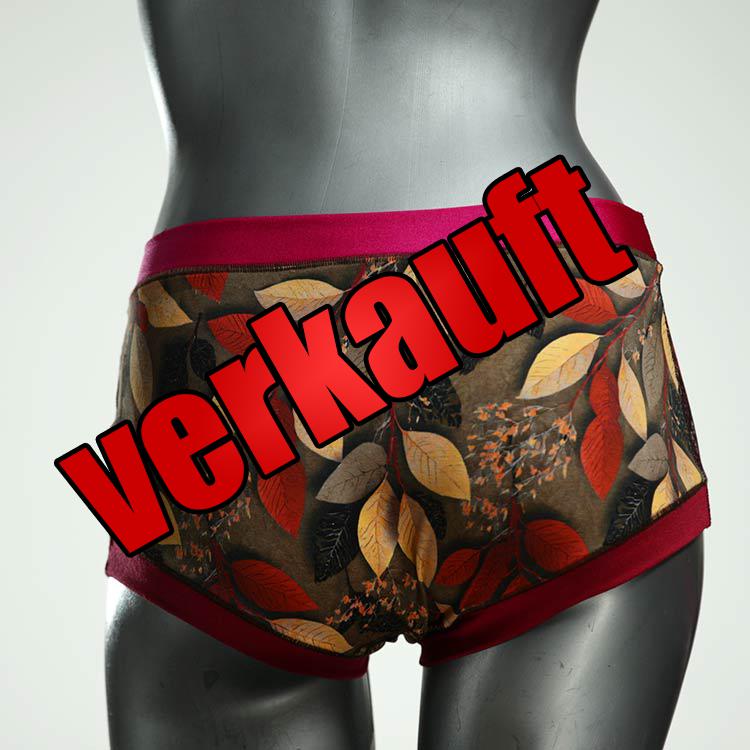 farbige attraktive nachhaltige handgemachte Hotpant aus Baumwolle, Unterwäsche für Damen