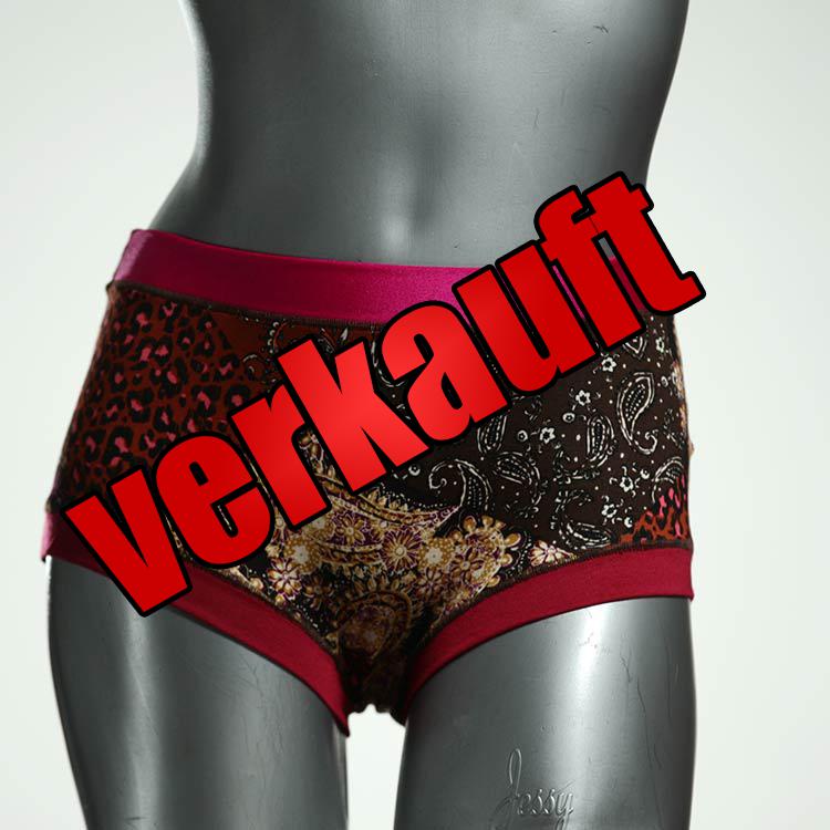 farbige attraktive nachhaltige handgemachte Hotpant aus Baumwolle, Unterwäsche für Damen