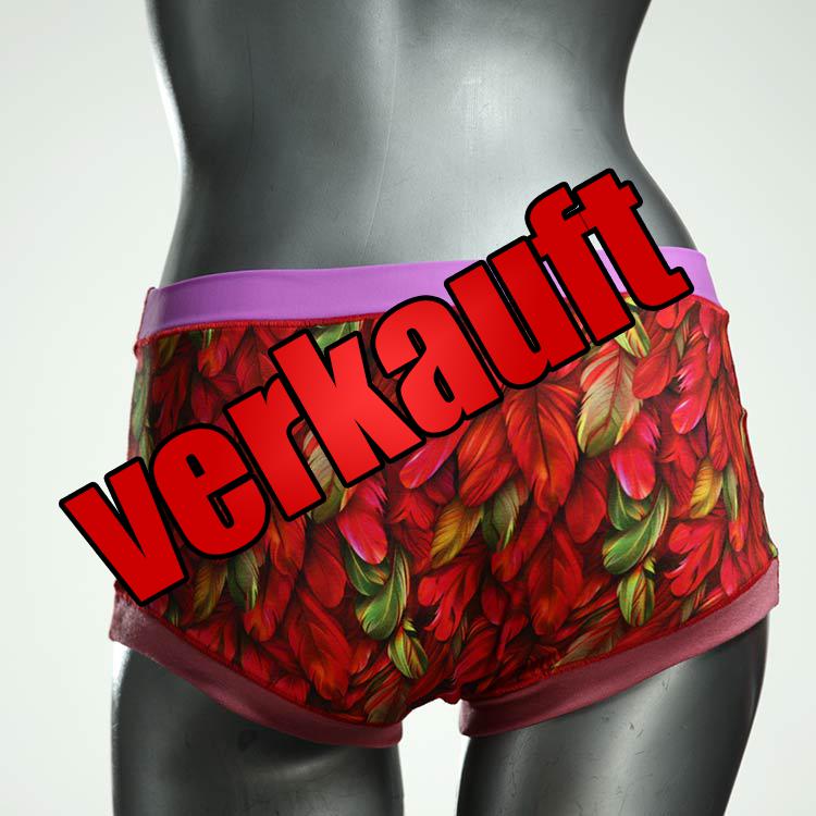 bunte ökologische farbige gemusterte Hotpant aus Baumwolle, Unterwäsche für Damen