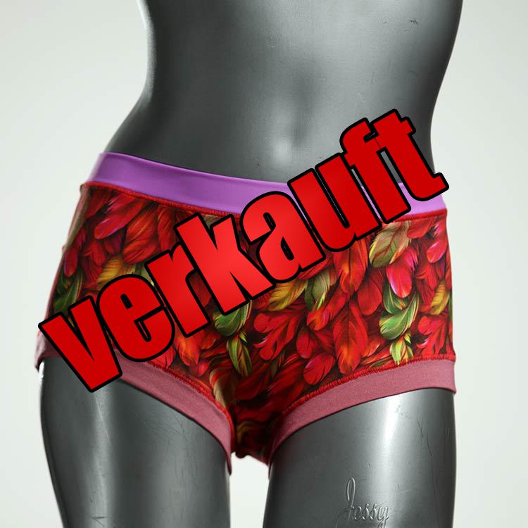 bunte ökologische farbige gemusterte Hotpant aus Baumwolle, Unterwäsche für Damen