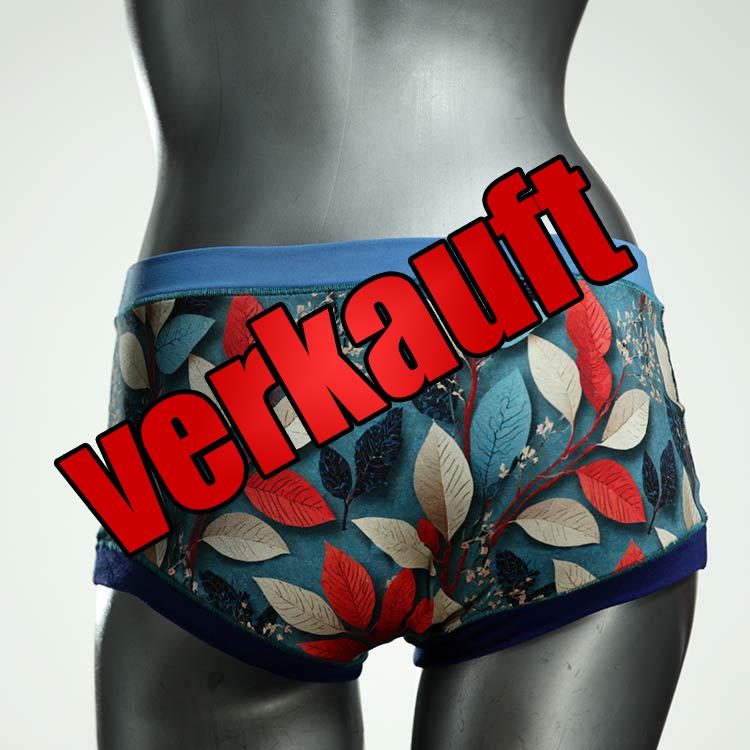 farbige gemusterte preiswerte nachhaltige Hotpant aus Baumwolle, Unterwäsche für Damen