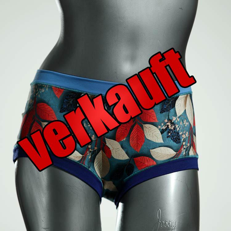 farbige gemusterte preiswerte nachhaltige Hotpant aus Baumwolle, Unterwäsche für Damen