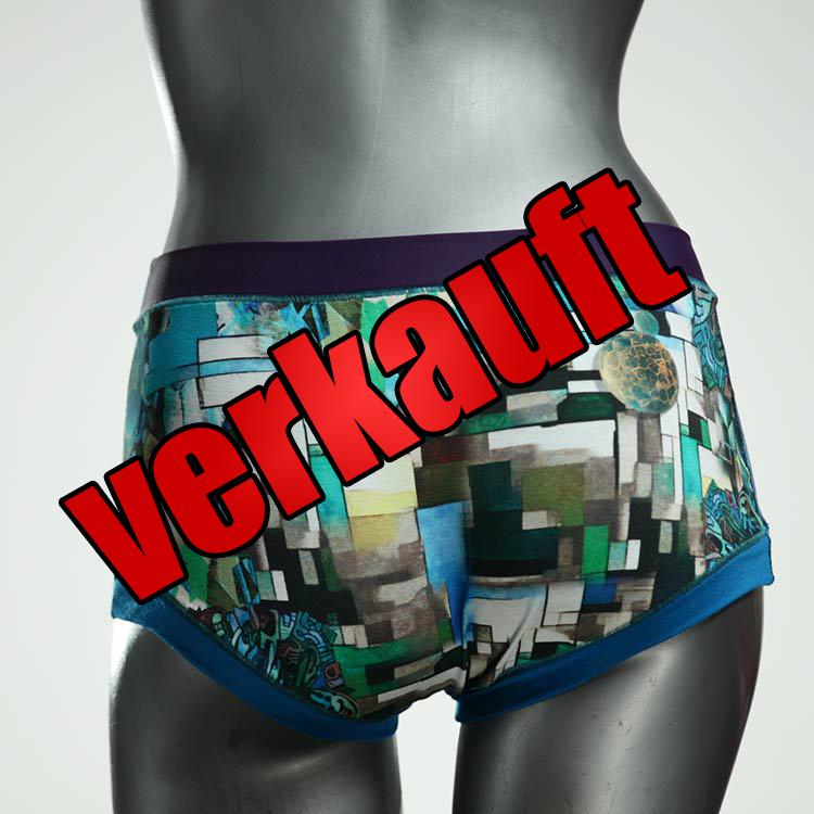 preiswerte farbige gemusterte ökologische Hotpant aus Baumwolle, Unterwäsche für Damen