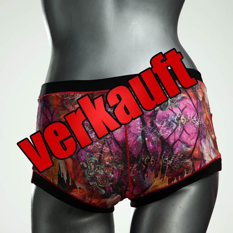 sexy nachhaltige handgemachte farbige Hotpant aus Baumwolle, Unterwäsche für Damen