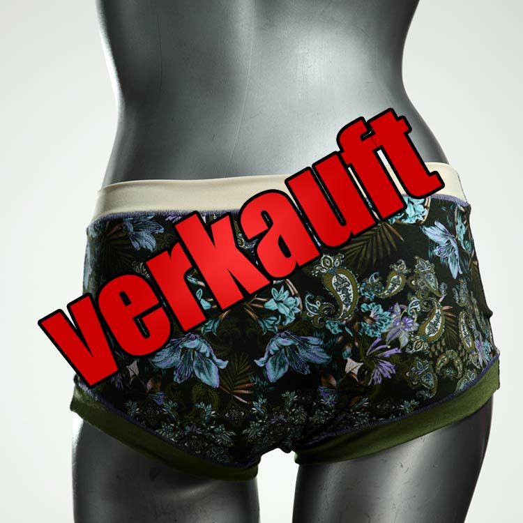 ökologische bunte nachhaltige süße Hotpant aus Baumwolle, Unterwäsche für Damen