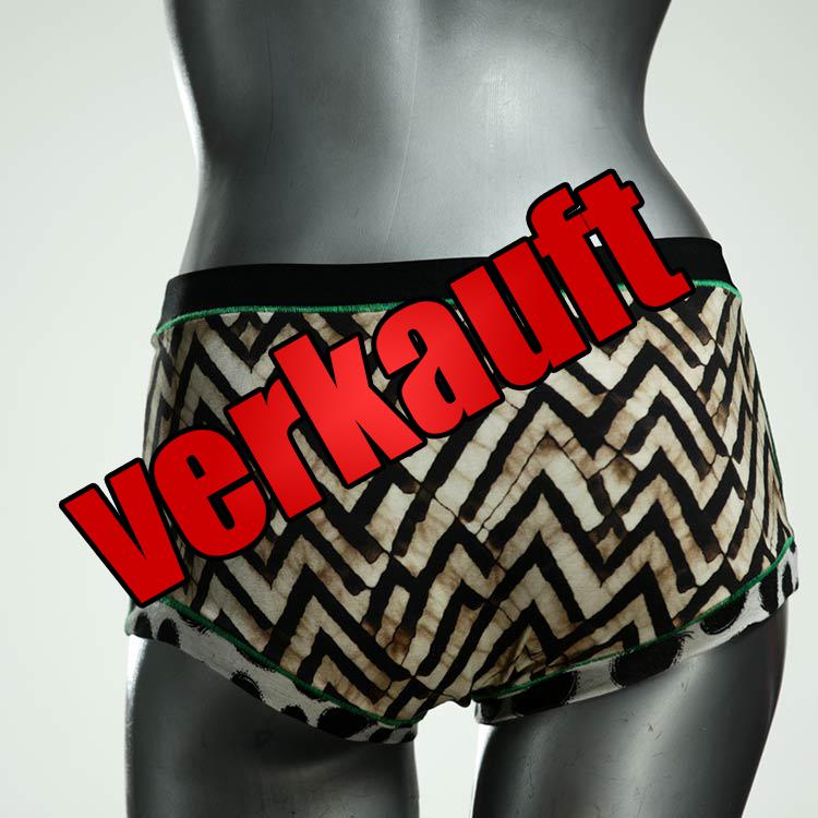 ökologische handgemachte günstige bunte Hotpant aus Baumwolle, Unterwäsche für Damen