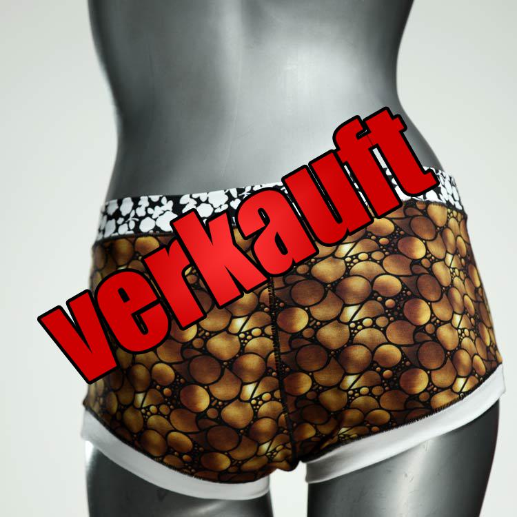 sexy gemusterte nachhaltige ökologische Hotpant aus Baumwolle, Unterwäsche für Damen