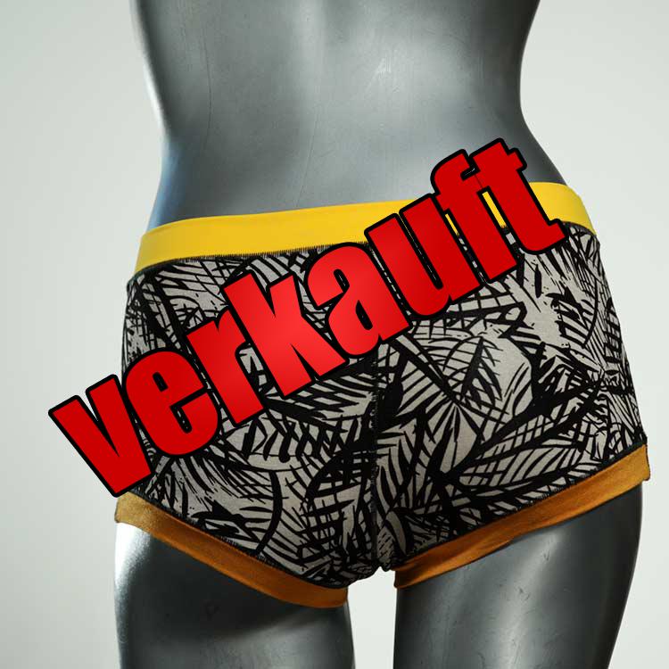 farbige günstige schöne ökologische Hotpant aus Baumwolle, Unterwäsche für Damen