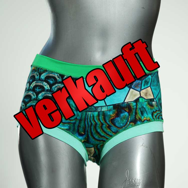 nachhaltige bunte schöne farbige Hotpant aus Baumwolle, Unterwäsche für Damen