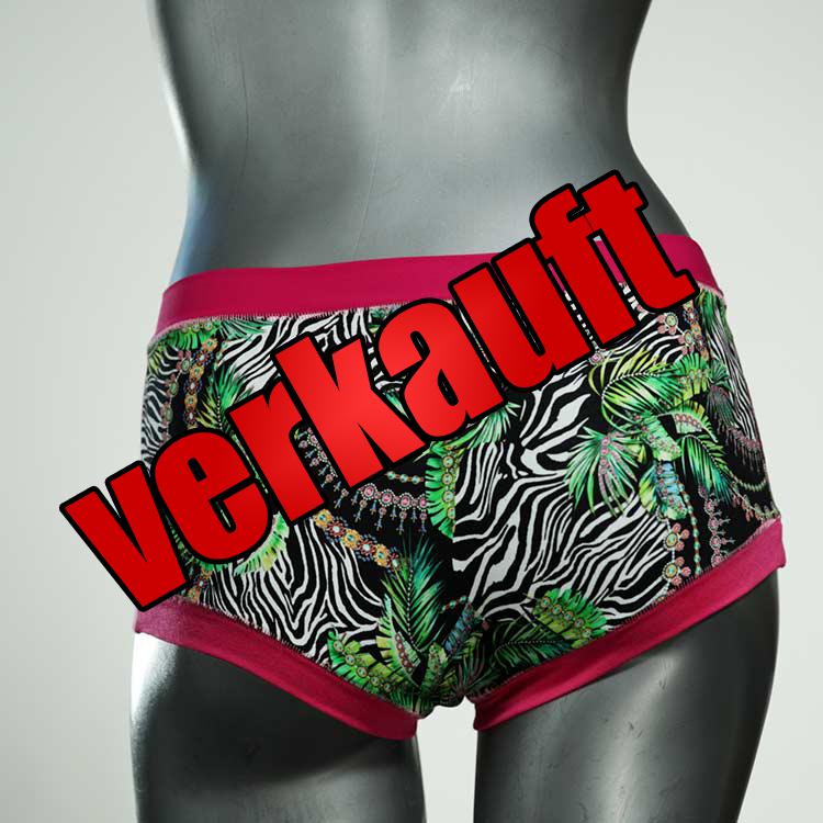 nachhaltige handgemachte gemusterte schöne Hotpant aus Baumwolle, Unterwäsche für Damen