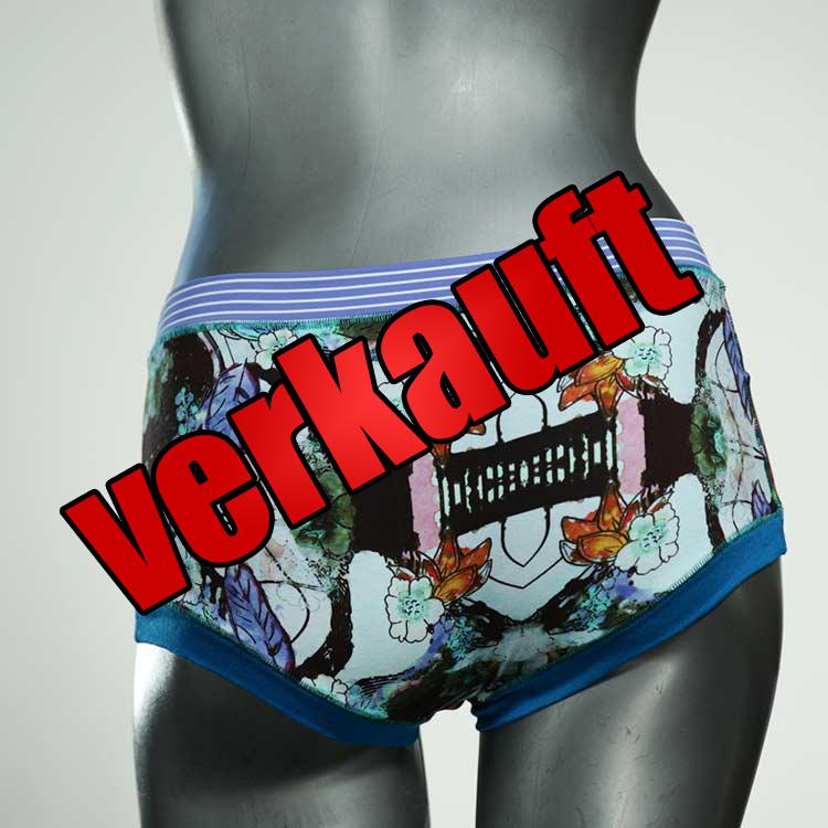bunte gemusterte süße handgemachte Hotpant aus Baumwolle, Unterwäsche für Damen