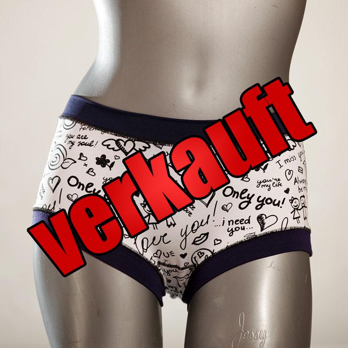  nachhaltige bunte günstige Hotpant - Hipster - Unterhose für Damen aus Baumwolle für Damen