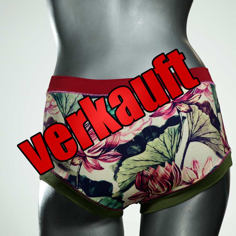 bunte ökologische sexy nachhaltige Hotpant aus Baumwolle, Unterwäsche für Damen