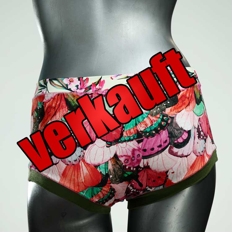 farbige süße attraktive nachhaltige Hotpant aus Baumwolle, Unterwäsche für Damen