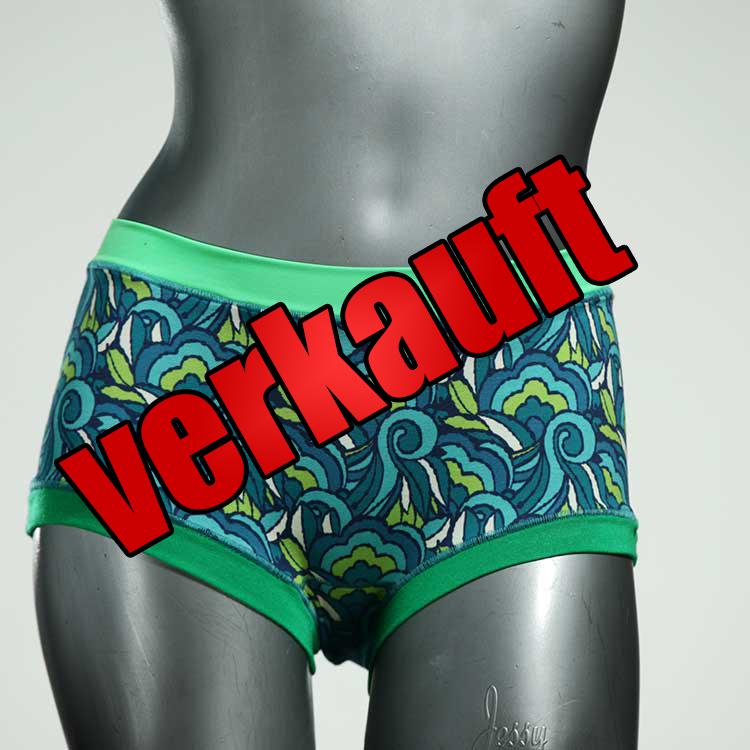 sexy farbige günstige gemusterte Hotpant aus Baumwolle, Unterwäsche für Damen