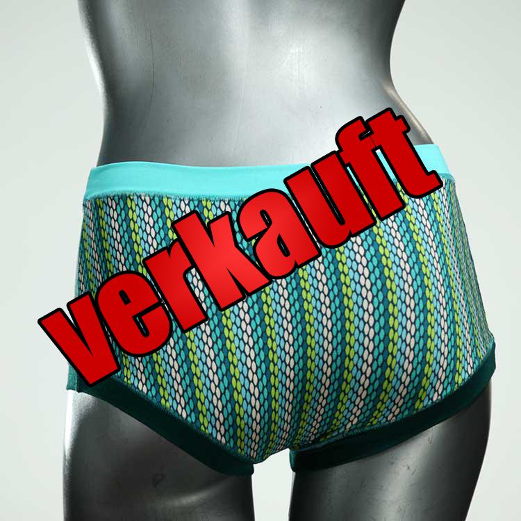 bunte ökologische sexy gemusterte Hotpant aus Baumwolle, Unterwäsche für Damen