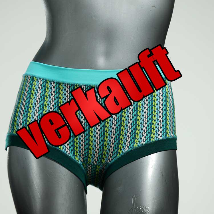 bunte ökologische sexy gemusterte Hotpant aus Baumwolle, Unterwäsche für Damen