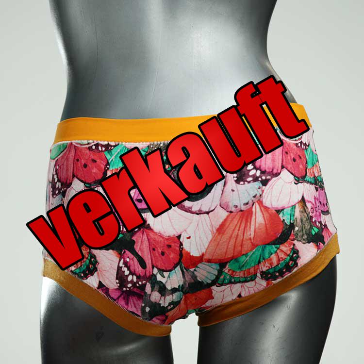 süße bunte nachhaltige farbige Hotpant aus Baumwolle, Unterwäsche für Damen
