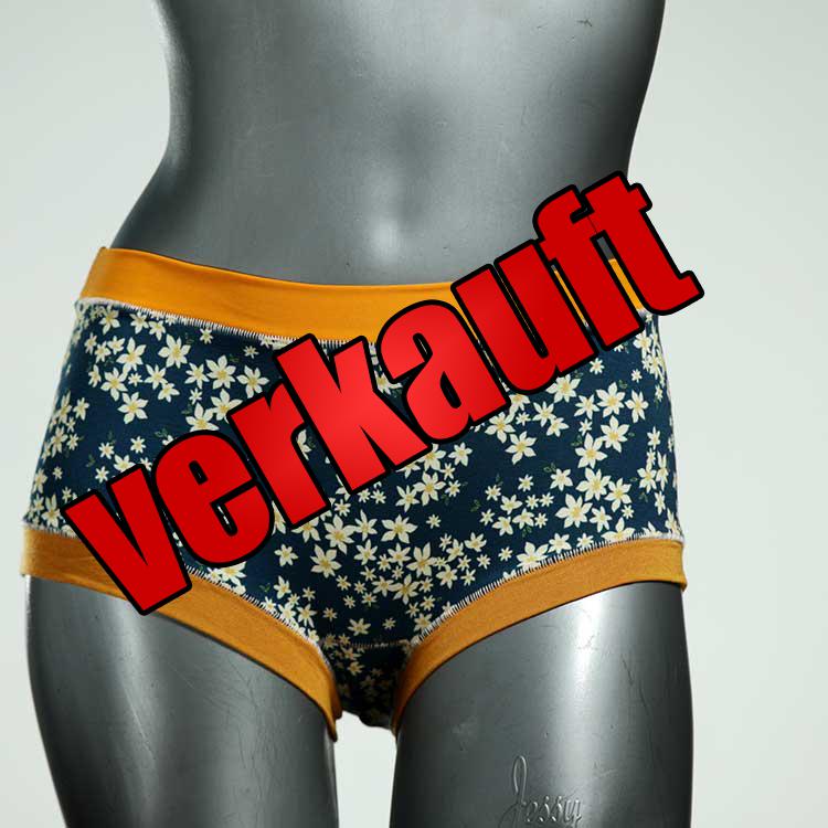 süße bunte nachhaltige farbige Hotpant aus Baumwolle, Unterwäsche für Damen