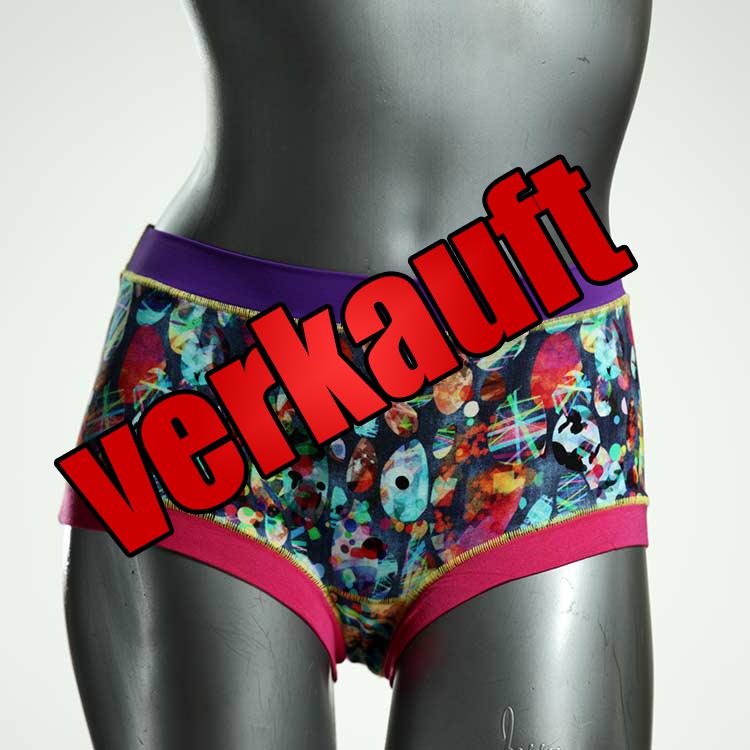 preiswerte attraktive ökologische bunte Hotpant aus Baumwolle, Unterwäsche für Damen