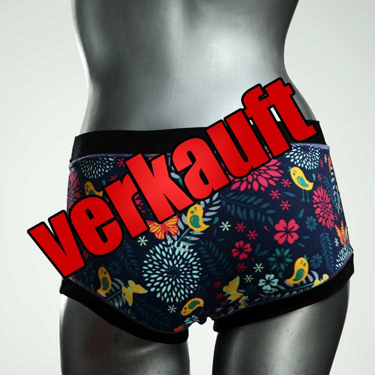 preiswerte gemusterte günstige bunte Hotpant aus Baumwolle, Unterwäsche für Damen