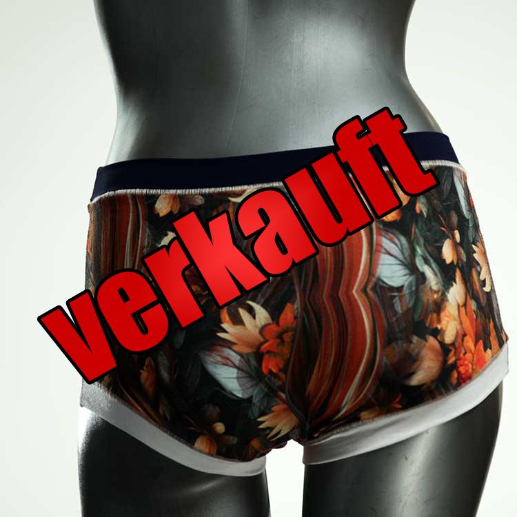 farbige ökologische günstige nachhaltige Hotpant aus Baumwolle, Unterwäsche für Damen