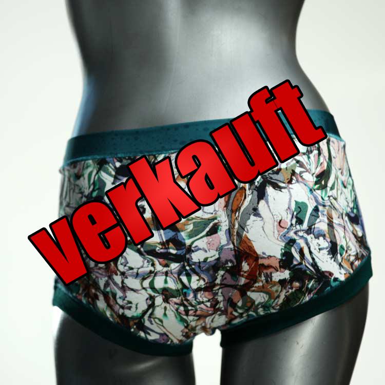 bequeme bunte ökologische handgemachte Hotpant aus Baumwolle, Unterwäsche für Damen