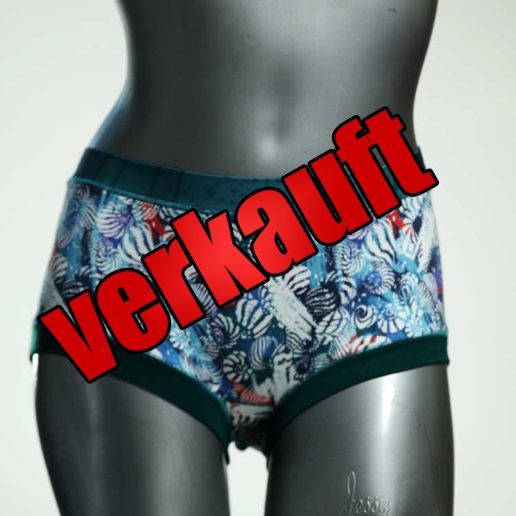 bequeme bunte ökologische handgemachte Hotpant aus Baumwolle, Unterwäsche für Damen