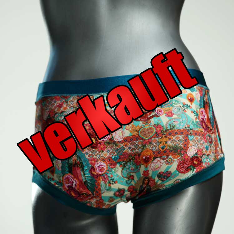 bunte günstige ökologische attraktive Hotpant aus Baumwolle, Unterwäsche für Damen