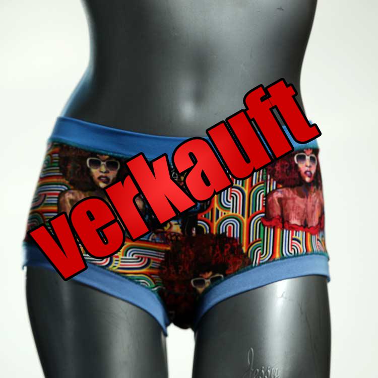 gemusterte ökologische sexy günstige Hotpant aus Baumwolle, Unterwäsche für Damen