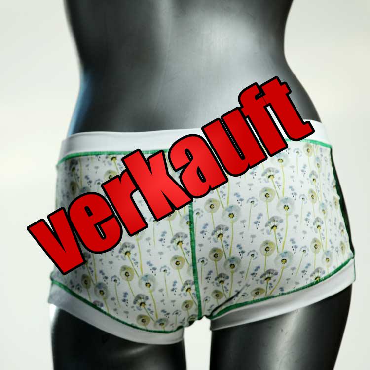 gemusterte farbige ökologische preiswerte Hotpant aus Baumwolle, Unterwäsche für Damen