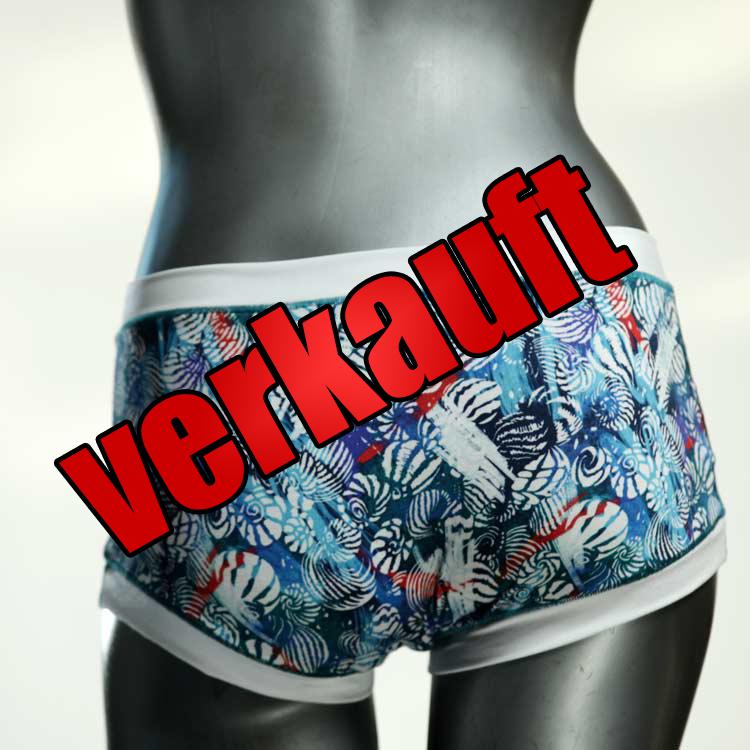 gemusterte sexy bunte nachhaltige Hotpant aus Baumwolle, Unterwäsche für Damen