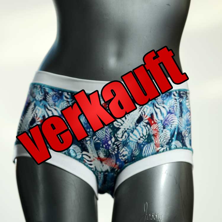 gemusterte sexy bunte nachhaltige Hotpant aus Baumwolle, Unterwäsche für Damen
