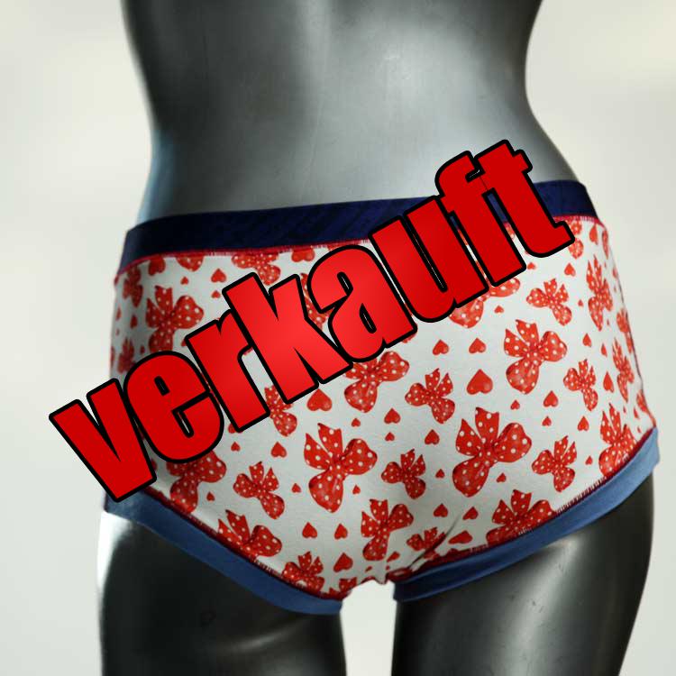 attraktive bunte nachhaltige farbige Hotpant aus Baumwolle, Unterwäsche für Damen