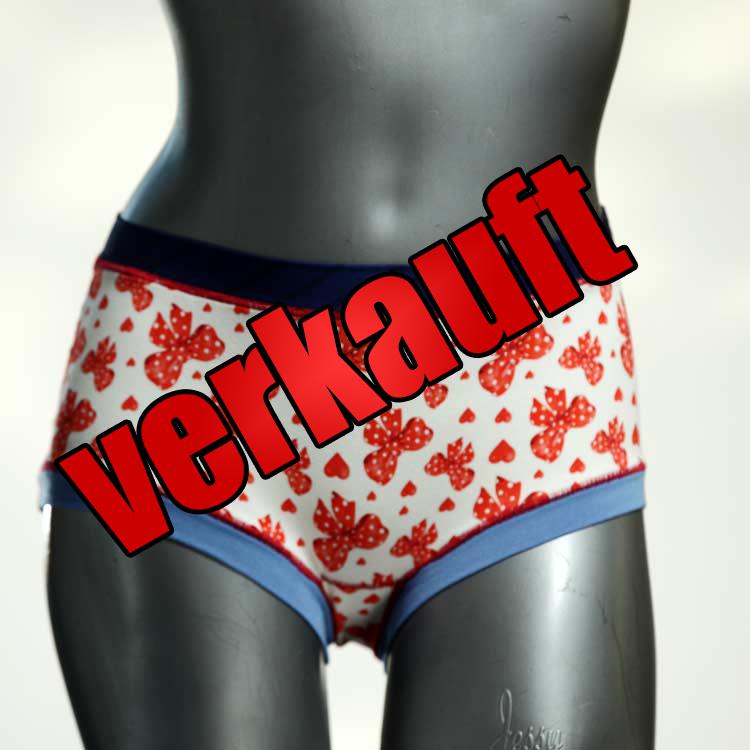 attraktive bunte nachhaltige farbige Hotpant aus Baumwolle, Unterwäsche für Damen