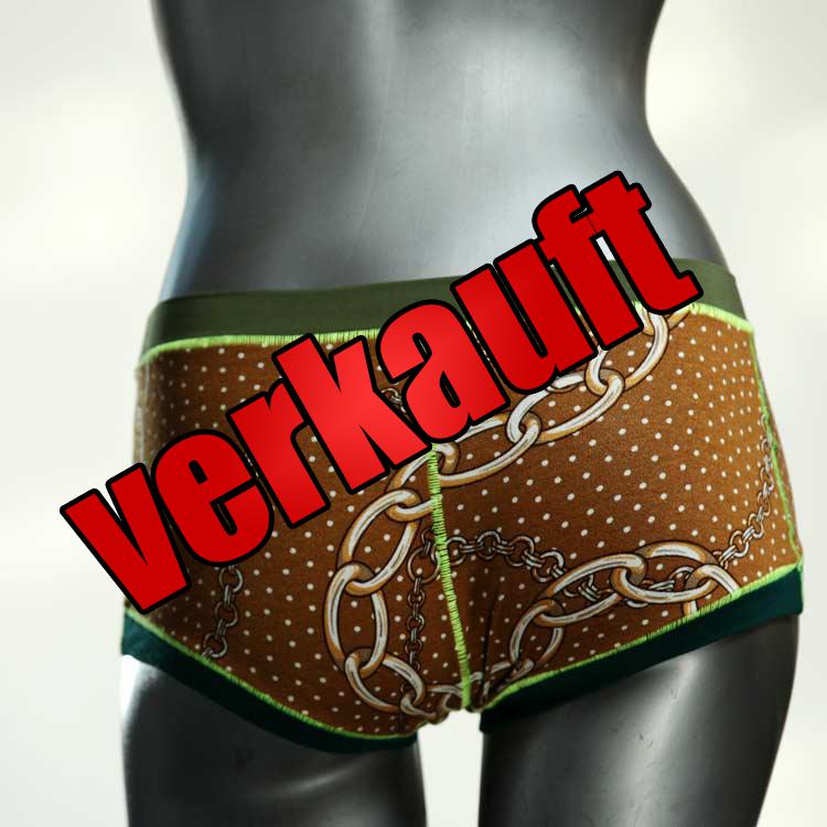 nachhaltige preiswerte gemusterte süße Hotpant aus Baumwolle, Unterwäsche für Damen