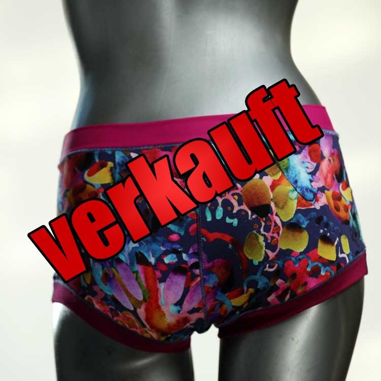 bunte gemusterte günstige handgemachte Hotpant aus Baumwolle, Unterwäsche für Damen